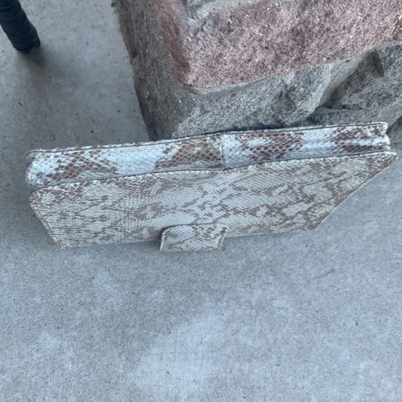 Maurizio Taiuti Made in Italy Snakeskin Leather Clutch Bag - Picture 5 of 14